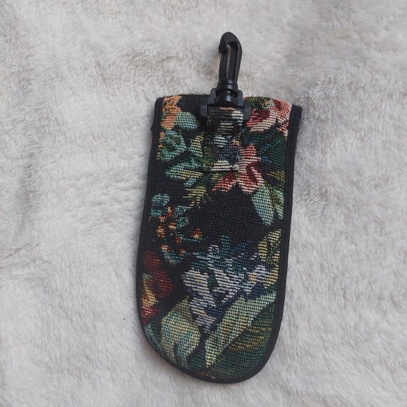Vintage Floral Tapestry Coinpurse/Cellphone Case - Picture 2 of 5